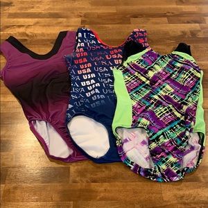 Used gymnastics leotard bundle.